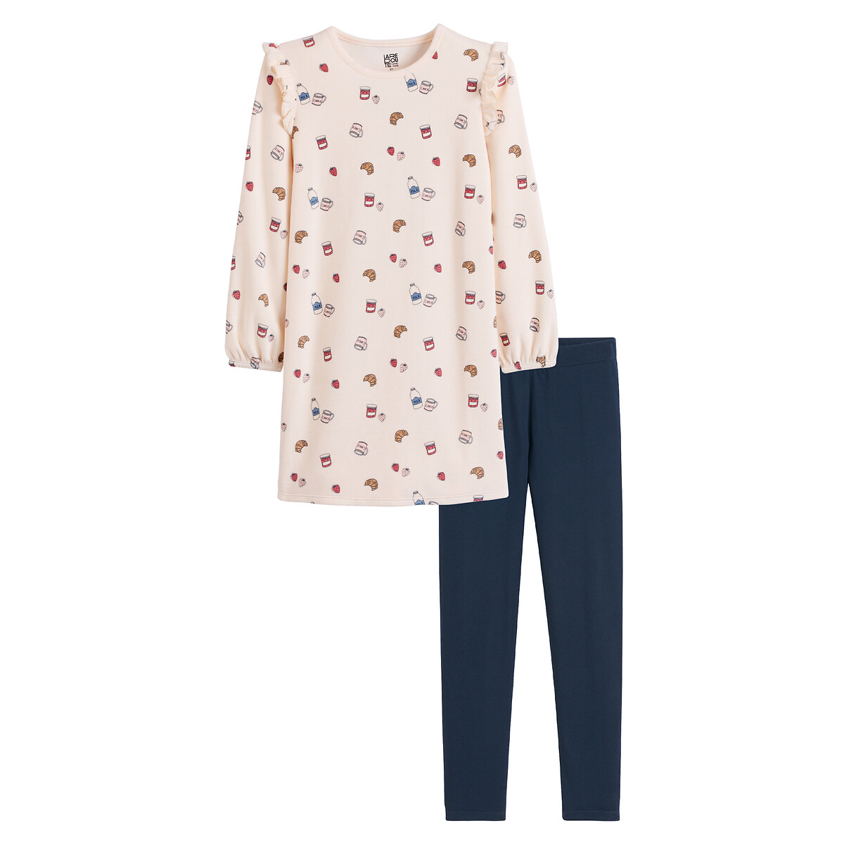 COLEÇÕES LA REDOUTE<br>Pijama, camisola com leggings
