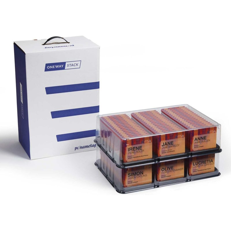 Boîte de rangement Avery pour 100 badges standards