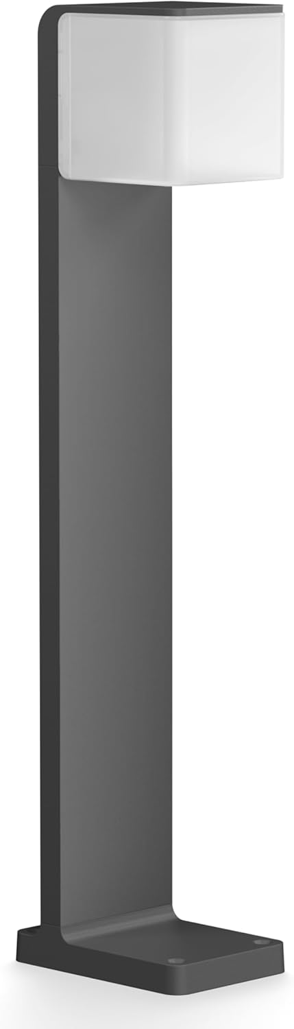 Steinel LED Wegeleuchte GL 80 SC Connect, smarte Gartenleuchte, Bewegungsmelder, dimmbar, vernetzbar per App, Zeitschaltuhr, 3000 K, 9.1 W, Anthrazit