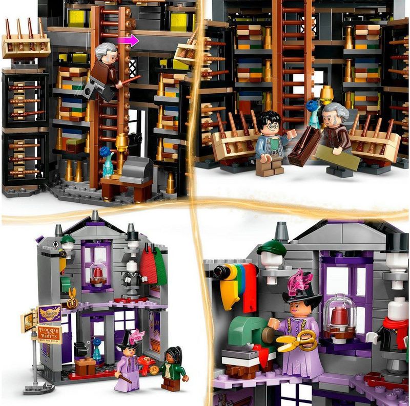 LEGO Harry Potter - Olivander en Madame Guipure - Bouwspel - 744 Stukken