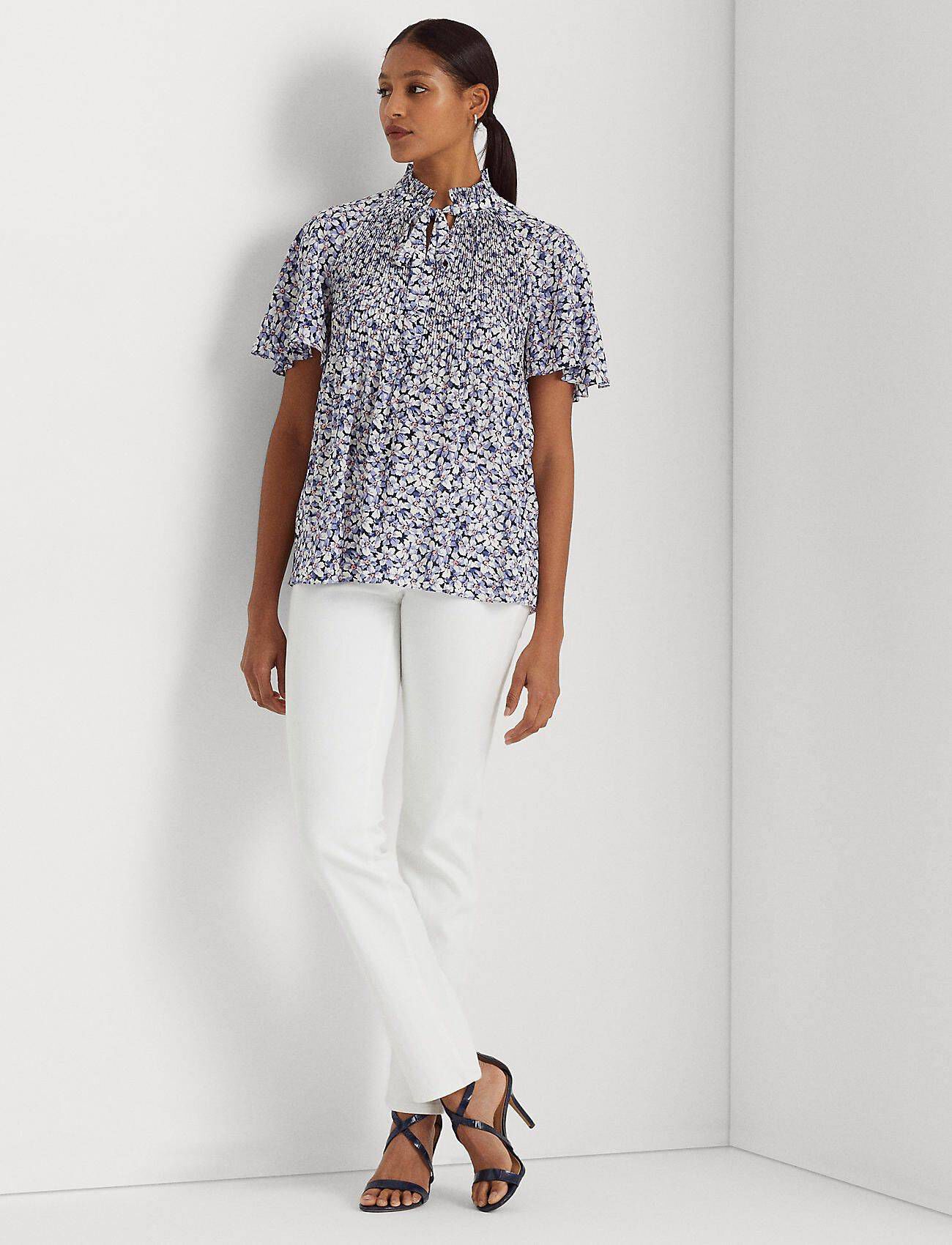 Lauren Ralph Lauren| Damen Bluse Kurzarm