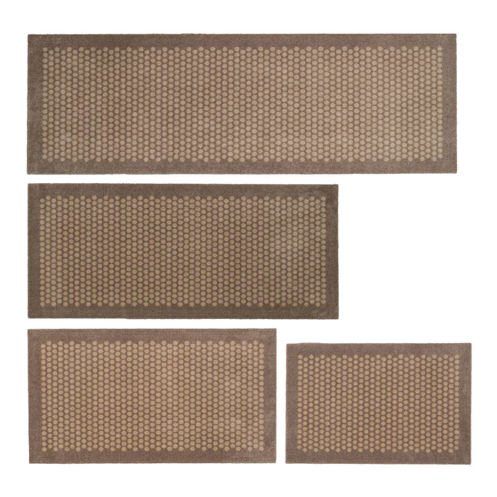 tica copenhagen - Dot Fussmatte 40 x 60 cm, grau