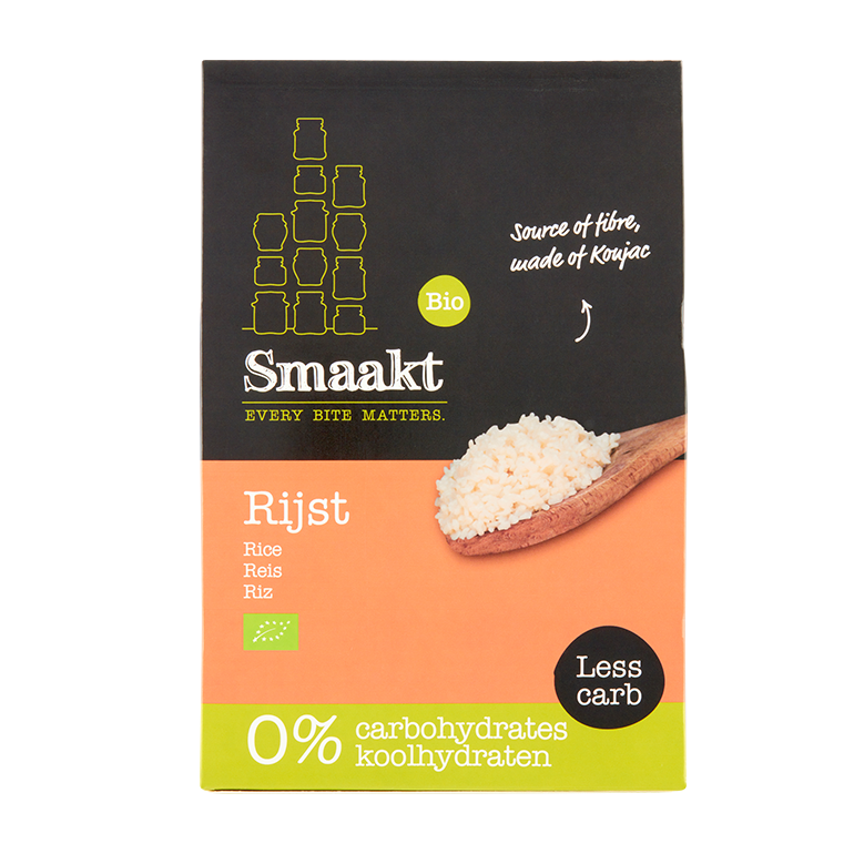 Smaakt Less carb rijst 270 gram
