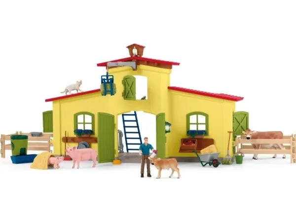 Schleich Large Farm with Animals and Accessories