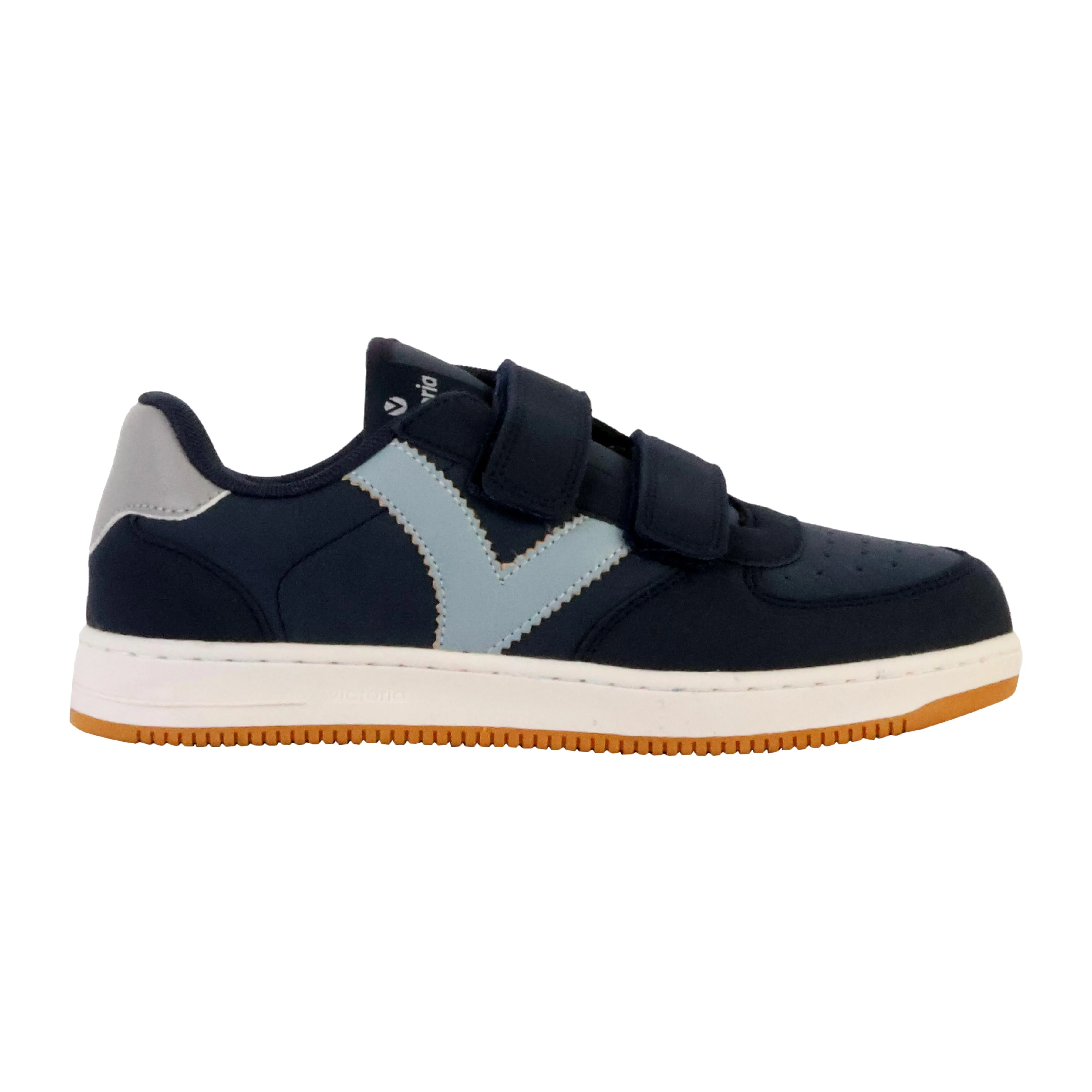 Basket basse à scratch enfant | Bleu