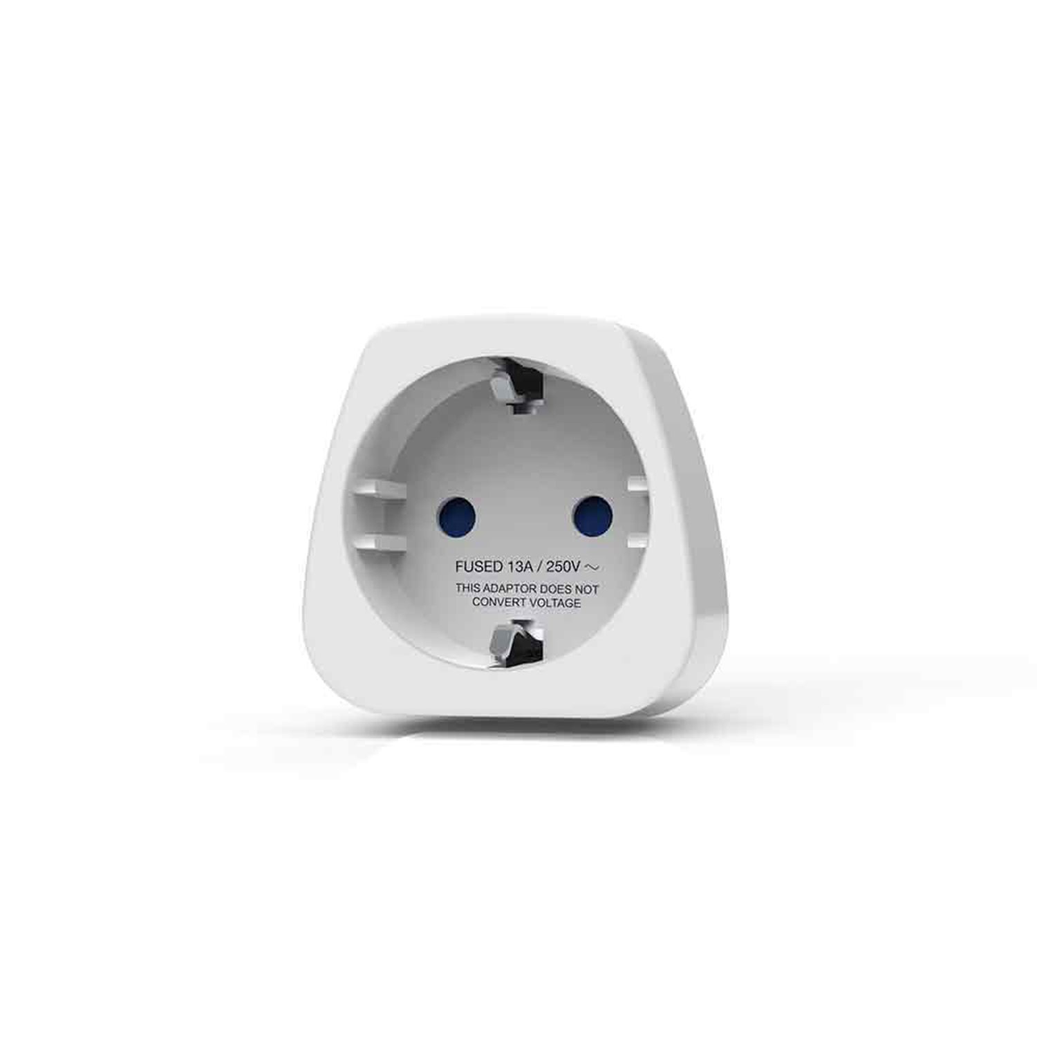 TravelBlue Travel Adaptor Europe to USA white