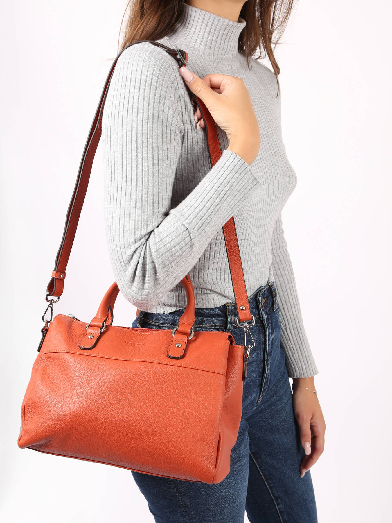 Sac port main Confort cuir HEXAGONA