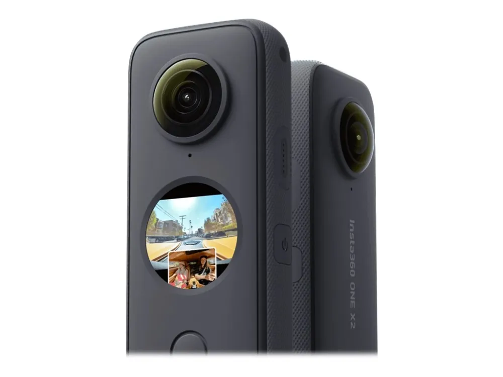 Insta360 One X2 - 360° action-kamera - 5.7K / 30 fps - Wi-Fi, Bluetooth - undervands op til 10 m