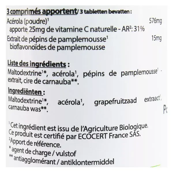 Vit'all+ Citro Vital Bio 100 comprimidos