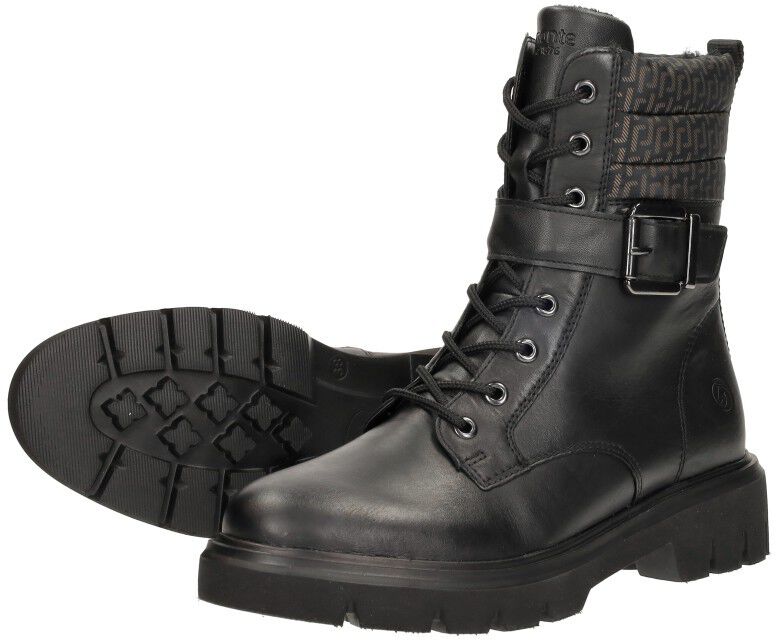 Remonte Veterschoenen Hoog zwart