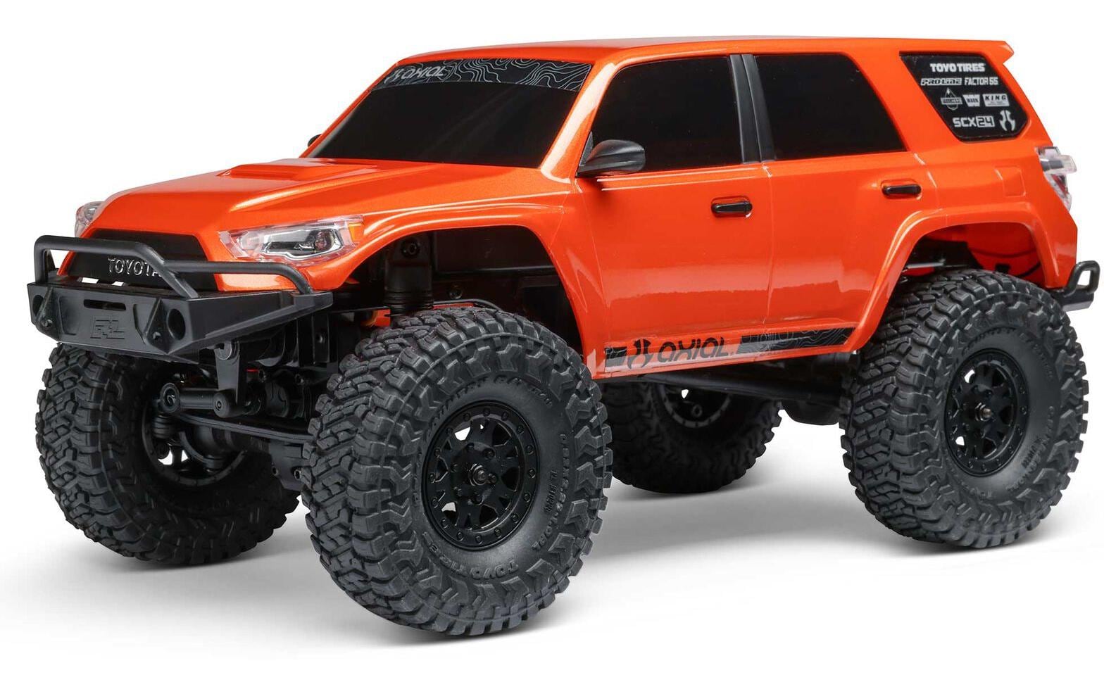 Scale Crawler SCX24 Toyota 4Runner 1:24 RTR - Orange<br>Rock Crawler Brushed 4WD mit Akku & Ladegerät
