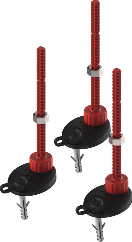 TECEdrainprofile douchegoot profielset 80cm geborsteld zwart chroom PVD