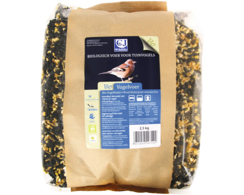 CJ Wildlife Biologisch Wildvogelvoer, 2,5 kg, Vogelvoer voor het hele jaar
