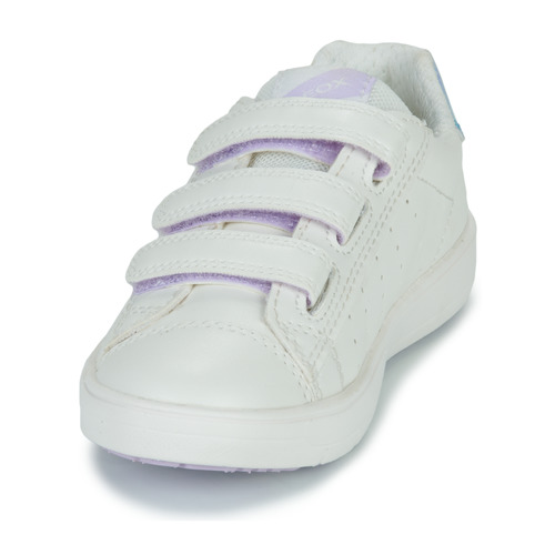 Geox - J SILENEX GIRL B - Blanc / Iridescent