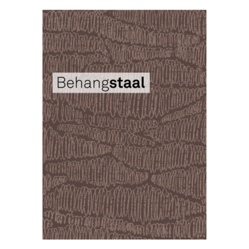 Behangstaal vliesbehang Thya terra-goud (dessin 139726)