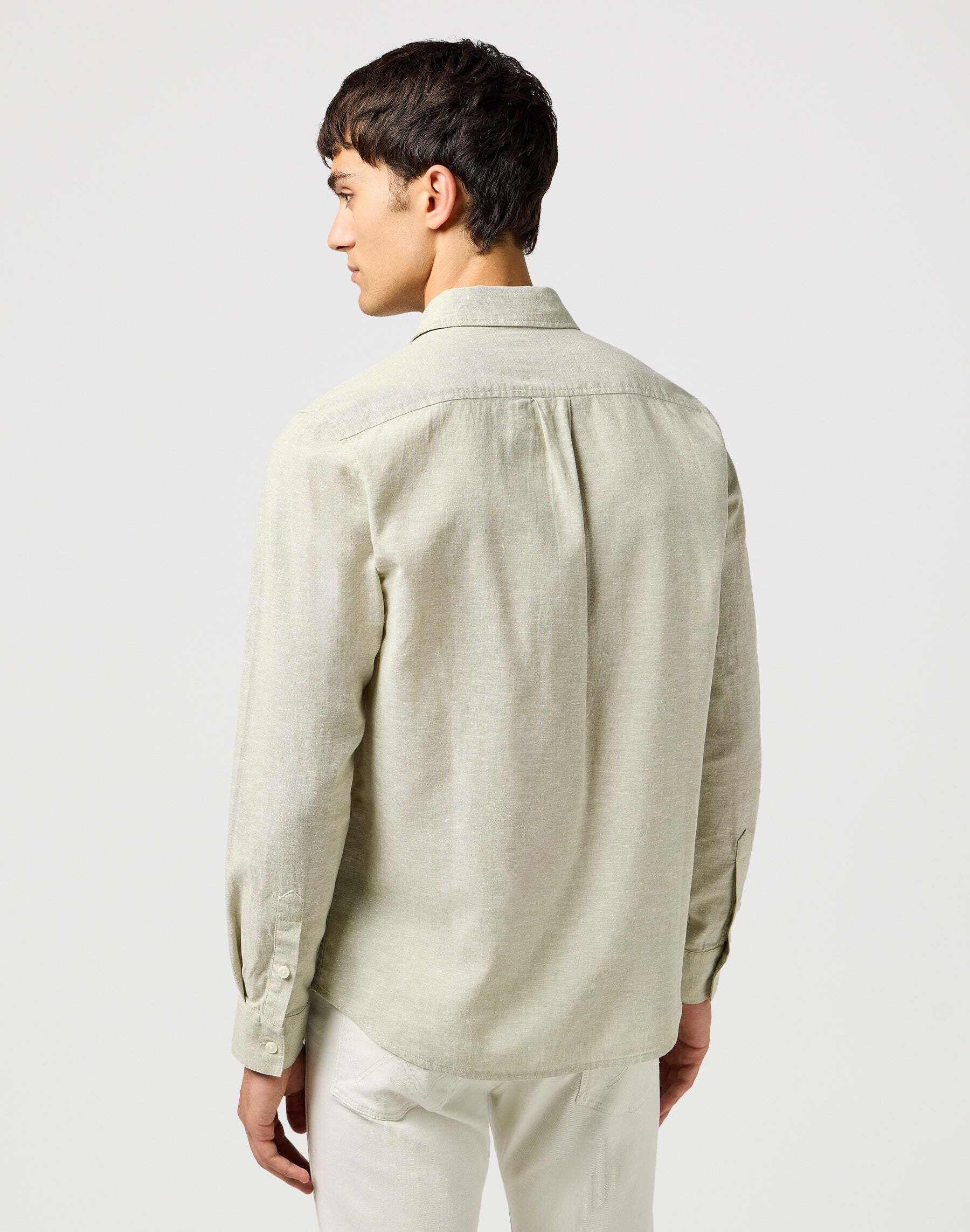 Wrangler Leinenhemd »WRANGLER Leinenhemd 1 Pkt Shirt«
