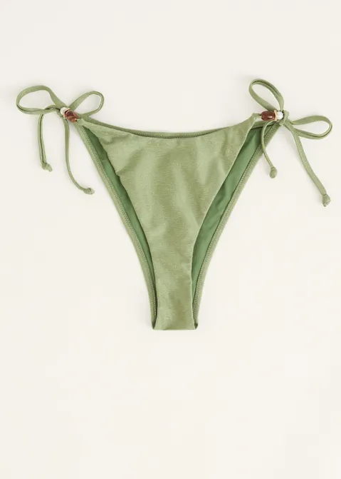 Bikini broekje met glitter groen (GRN.O)