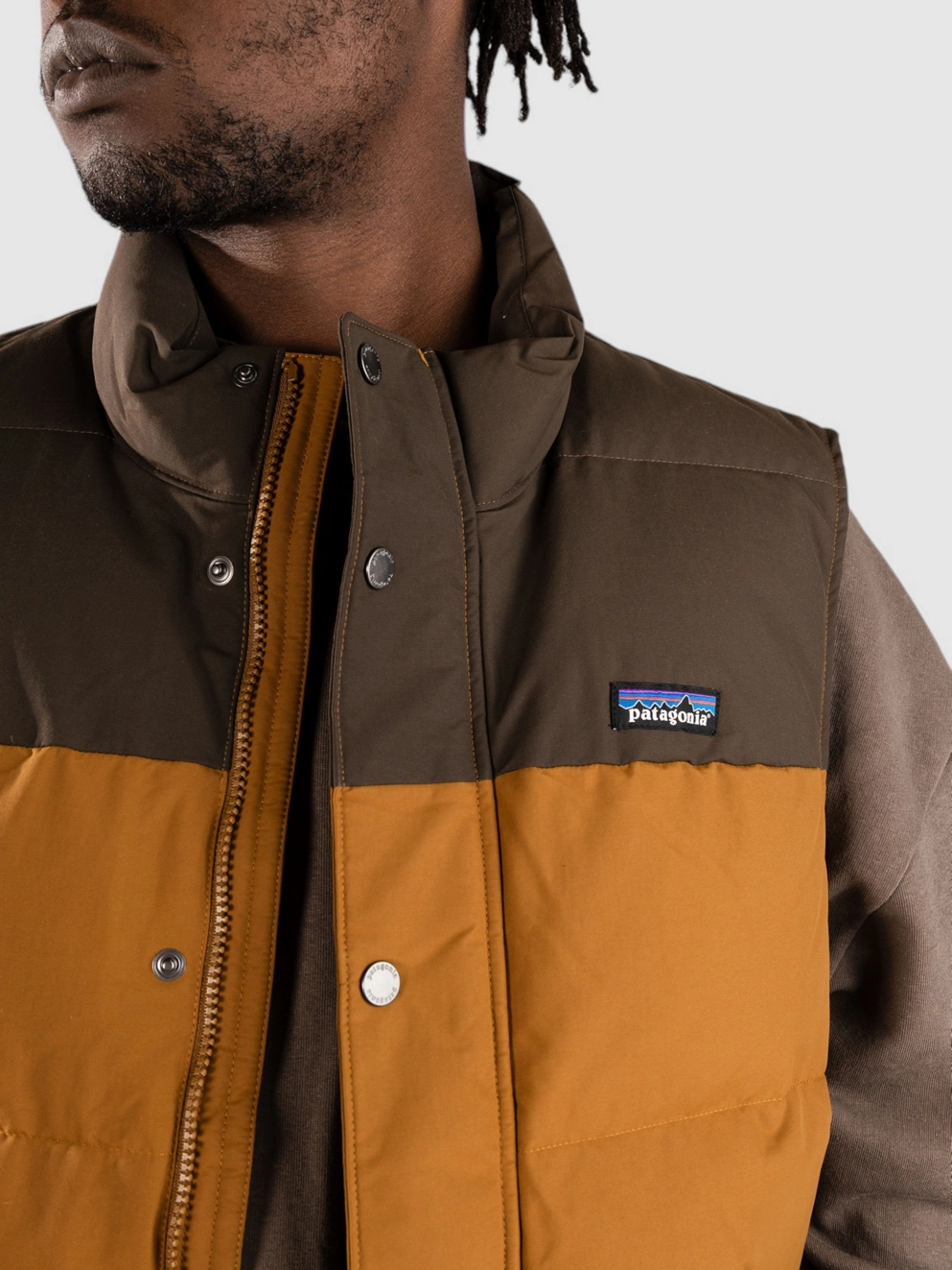 Patagonia Downdrift Vest shelter brown