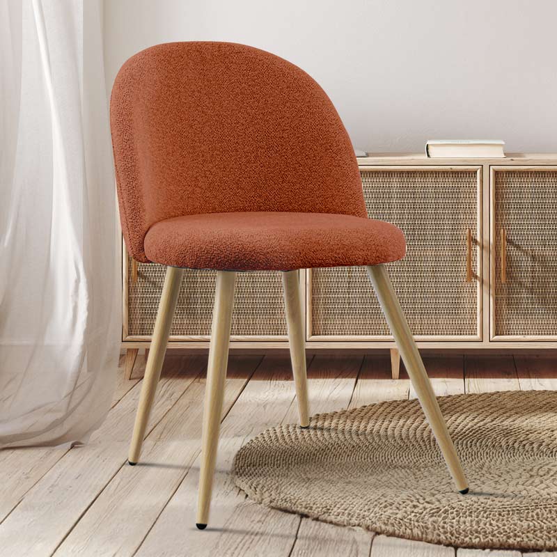 Chaise 'Romane' couleur terracotta