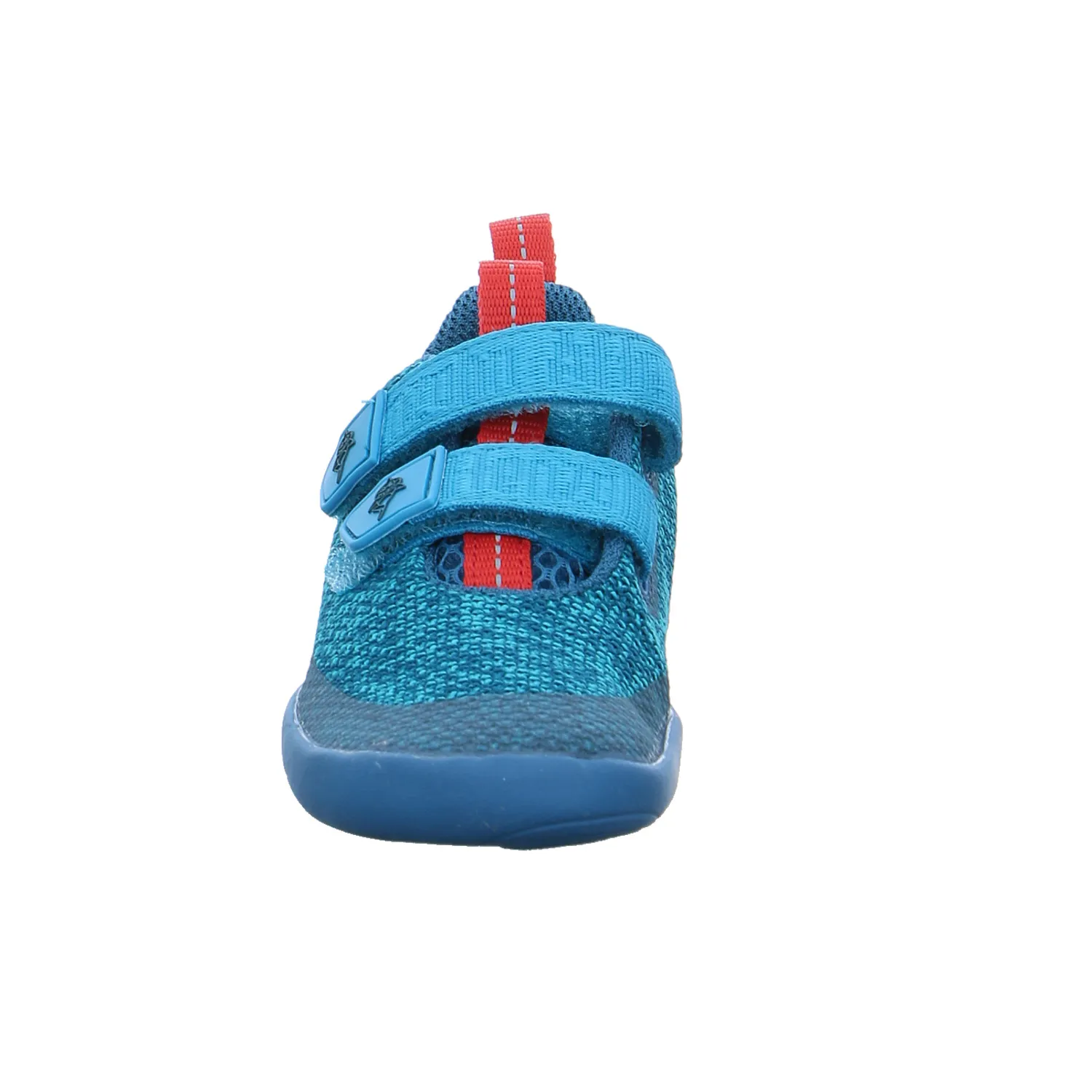 AFFENZAHN Kleinkinder-Halbschuh Klett Petrol Textil  Komfortschuh