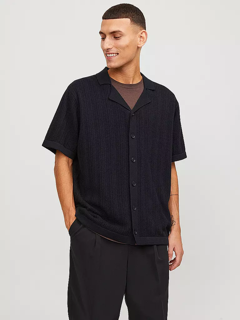 JACK & JONES Poloshirt JORVALENCIA schwarz