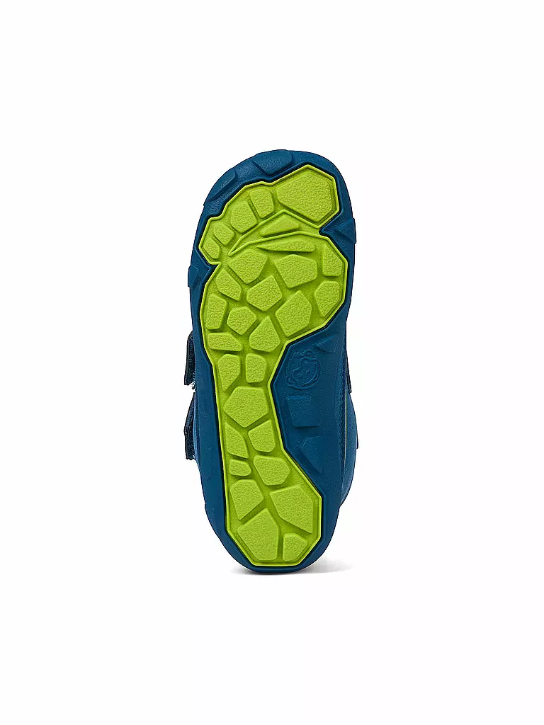 AFFENZAHN Kinder Barfußschuhe - Boots Hai Jump Midboot  blau
