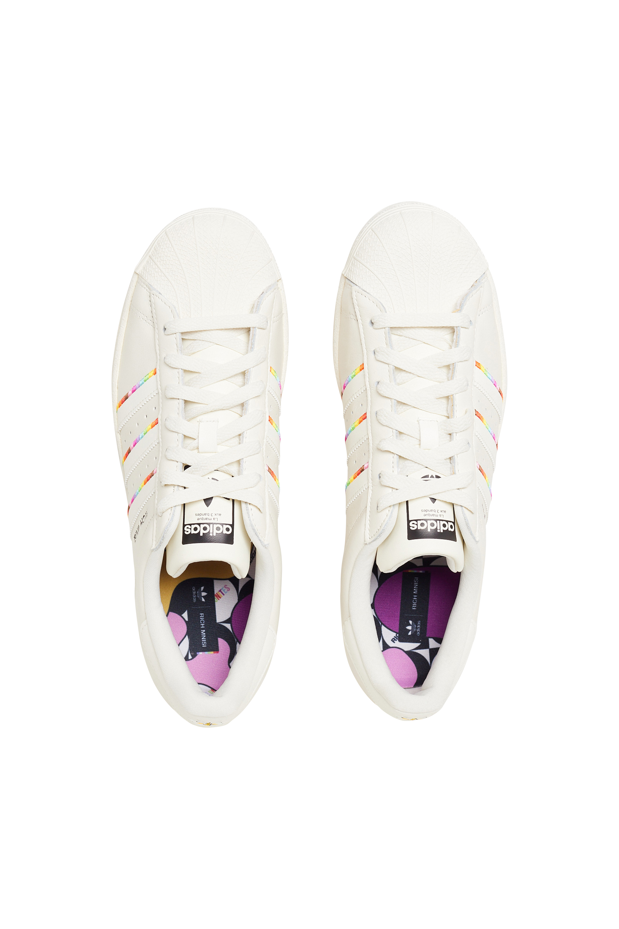 ADIDAS Baskets basses SUPERSTAR PRIDE RM Blanc