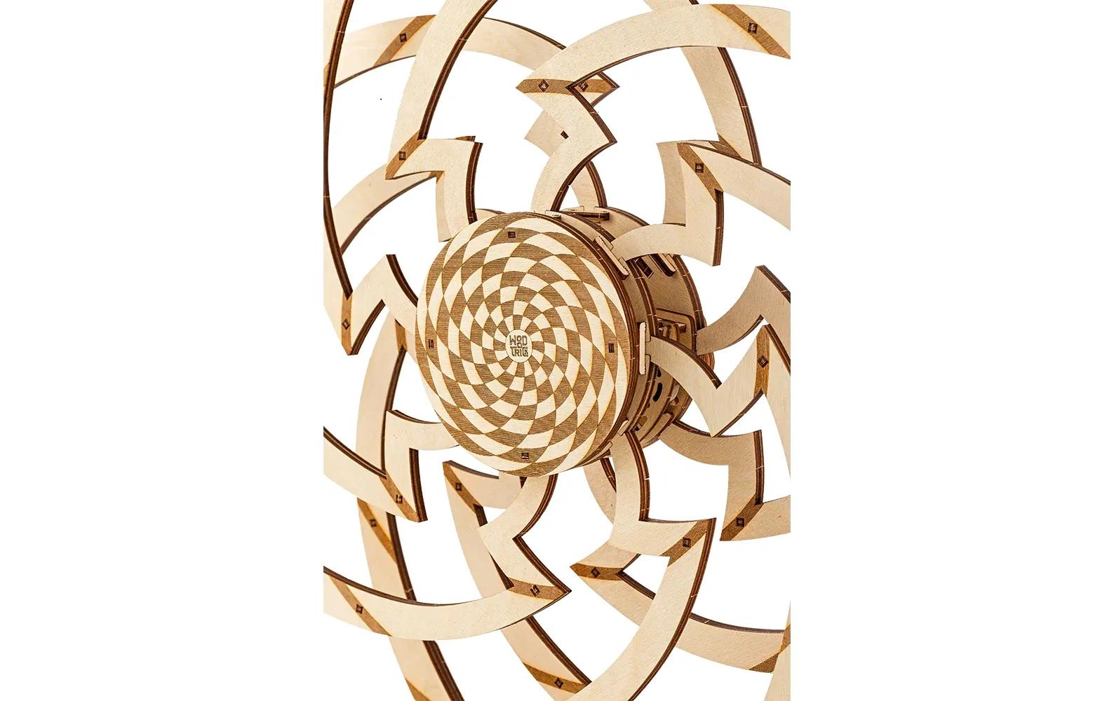 Bausatz Vortex HypnoticMechanische Deko als Holzbausatz