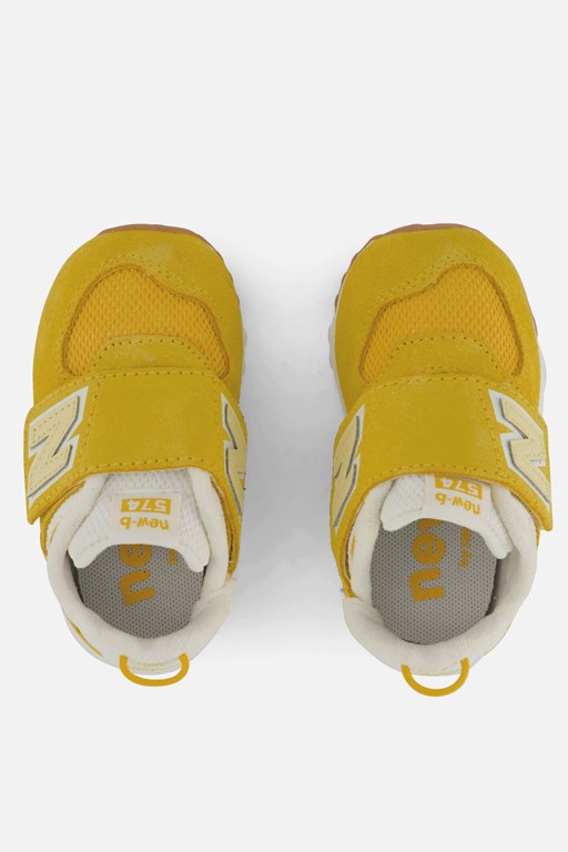New Balance 574 Sneakers geel Leer