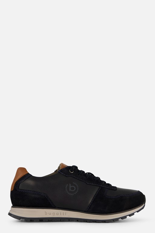 Bugatti Cirino Sneakers blauw Leer