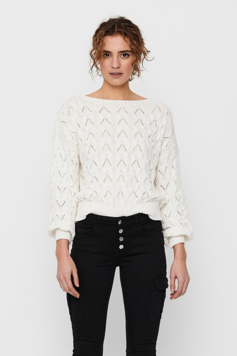 Only beige dames trui