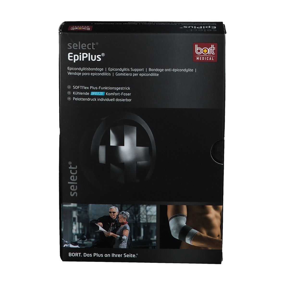 BORT select® EpiPlus® Gr. M schwarz