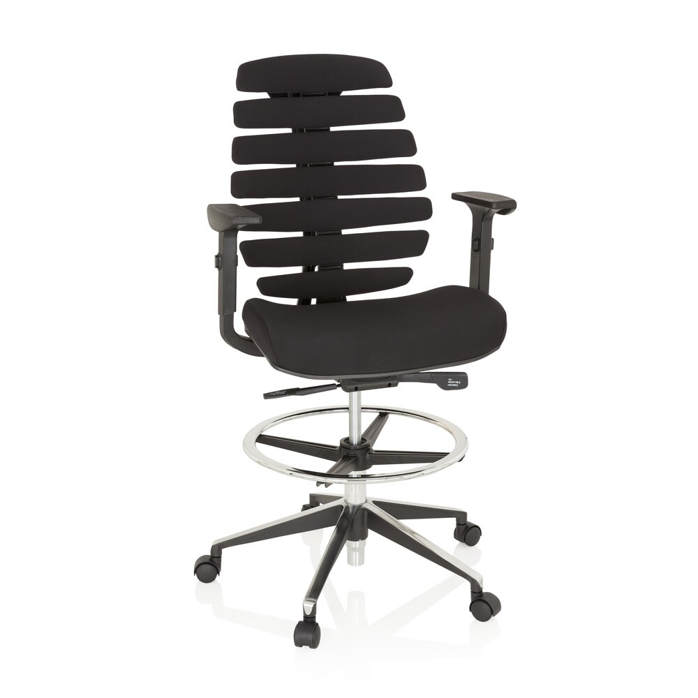 Counterstuhl ERGO LINE II WORK Stoff mit Armlehnen (höhenverstellbar) hjh OFFICE