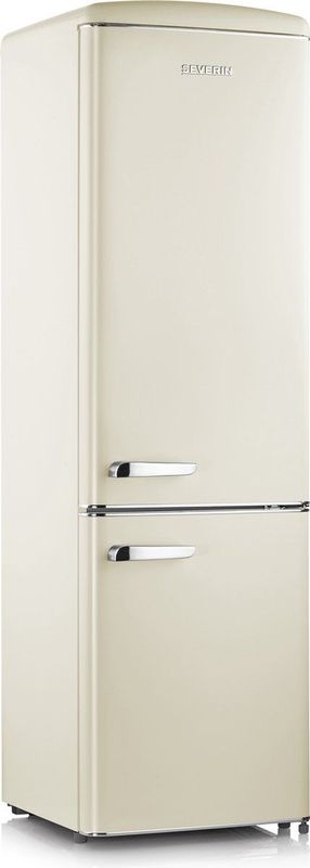 Severin - RKG 8919 - Koel-vriescombinatie - Creme - 244 Liter - Retro