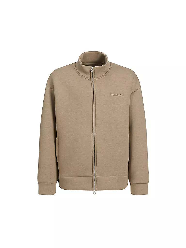 JACK & JONES Jungen Sweatjacke JCOKINETIC  beige