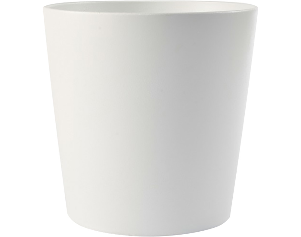 VASO ESTOCOLMO LISO BRANCO Ø19.5CM