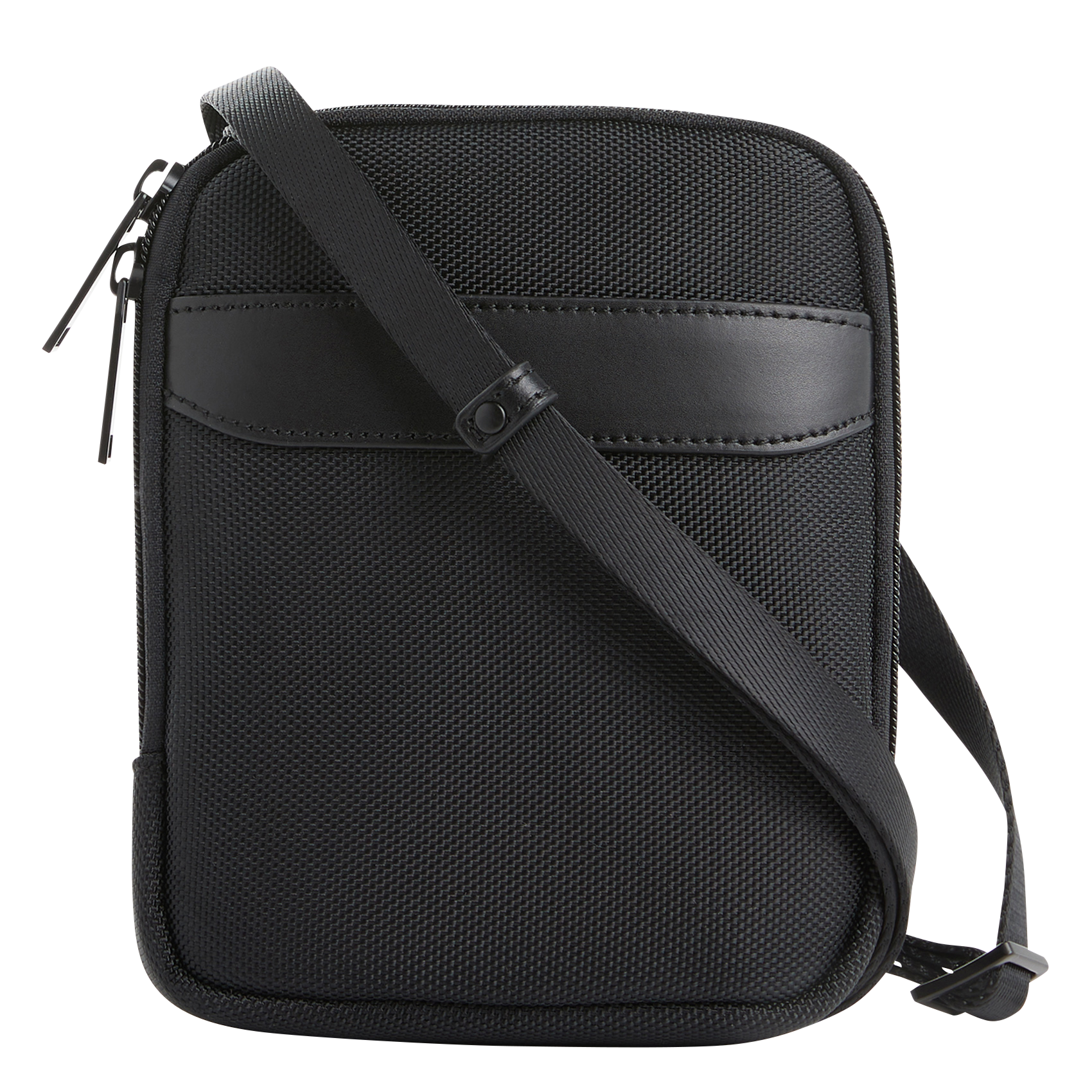 Sac bandoulière texturé | Noir