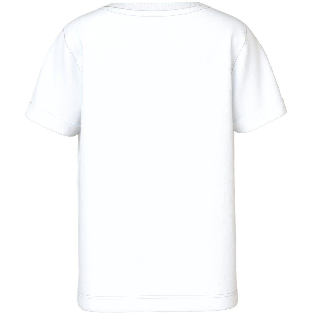 Køb Name It Bright White Giraffe Nmmvux Ss Top