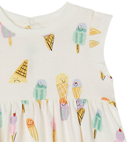 Stella McCartney Kids Kleid - Weiß m. Eis