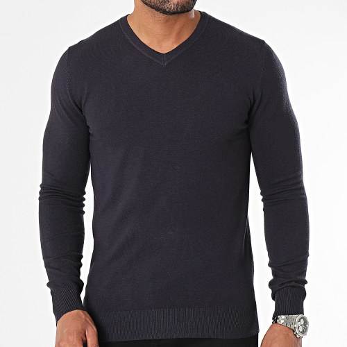 Pull Col V S2005 Bleu Marine