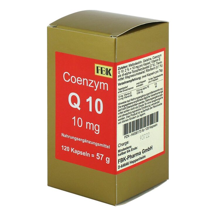 Coenzym Q10 10 mg Kapseln, 120 St