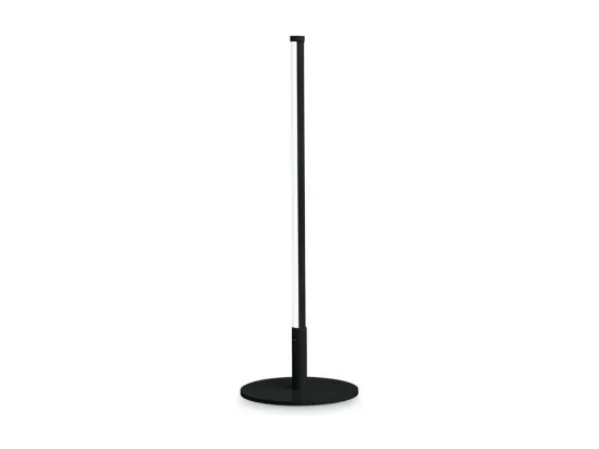 Lampe de table LED décorative intégrée noire, 3000K
