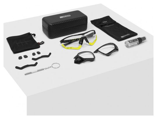 Scicon Sports Aerotech Regular Photochromic Lunettes De Soleil De Performance Sportive (Scnxt Phohromic Silver/Luminosité Noire)