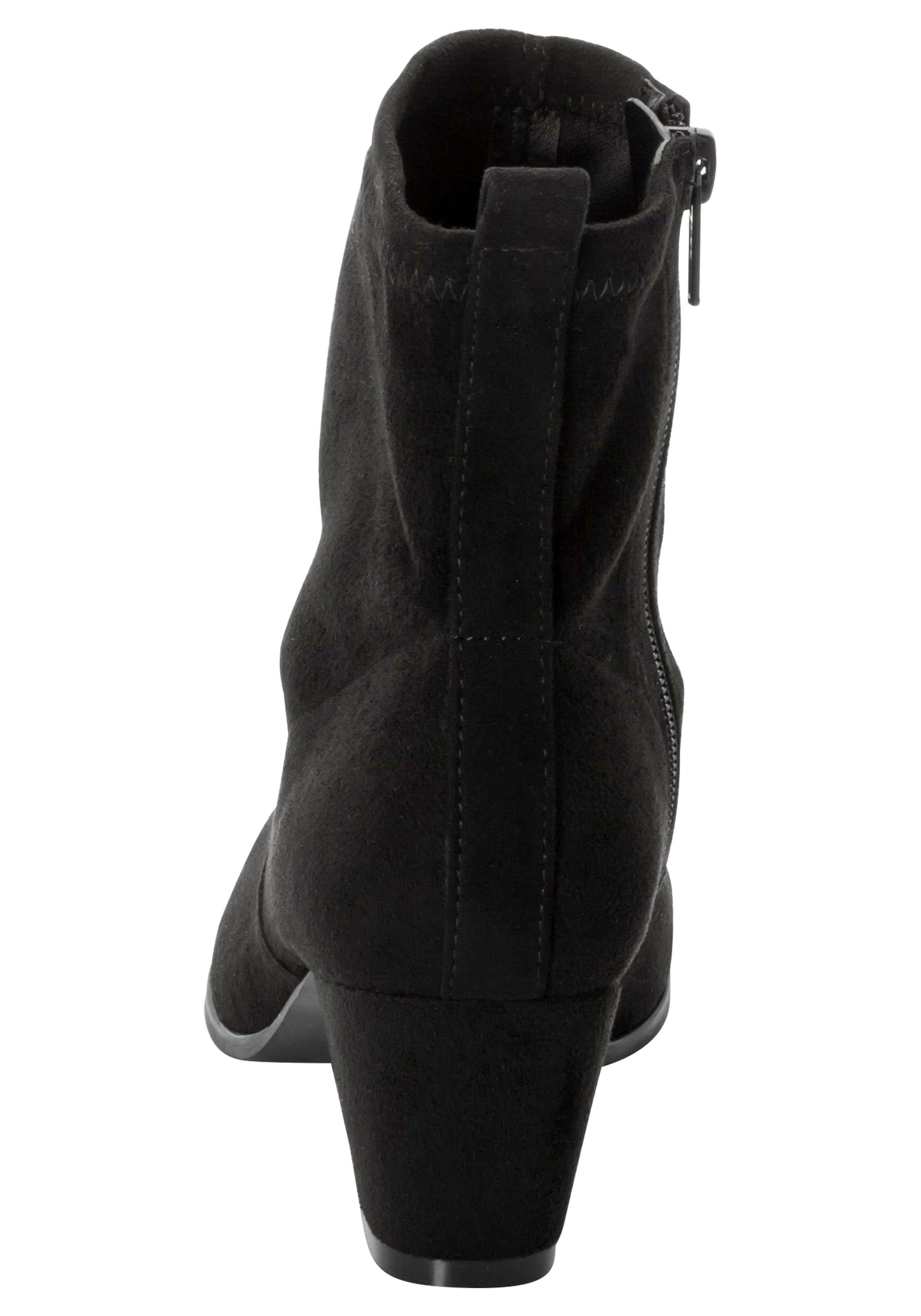 Stiefelette mit elastischem Schaft