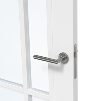 Arne & Bodil binnendeur ABD504 blank glas - wit afgelakt - glaslat wit