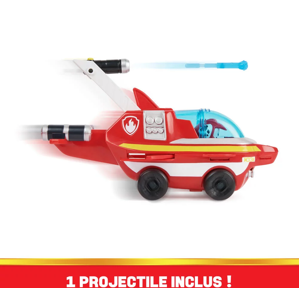 PAT'PATROUILLE -VEHICULE ET  FIGURINE MARCUS AQUA PUPS