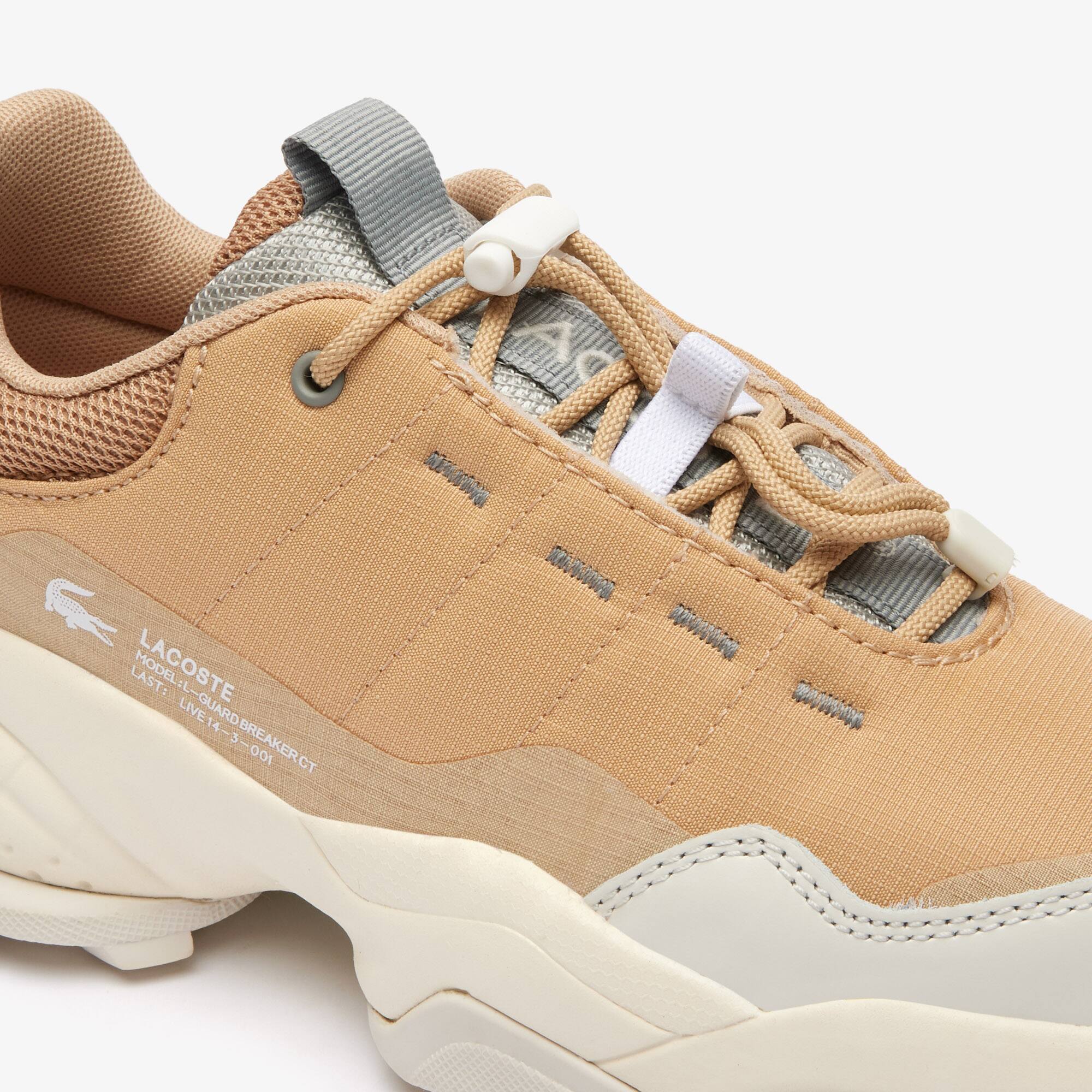 Sneaker Outdoor L-Guard Breaker CT femme en nylon ripstop Outdoor - Beige - Lacoste - Femme