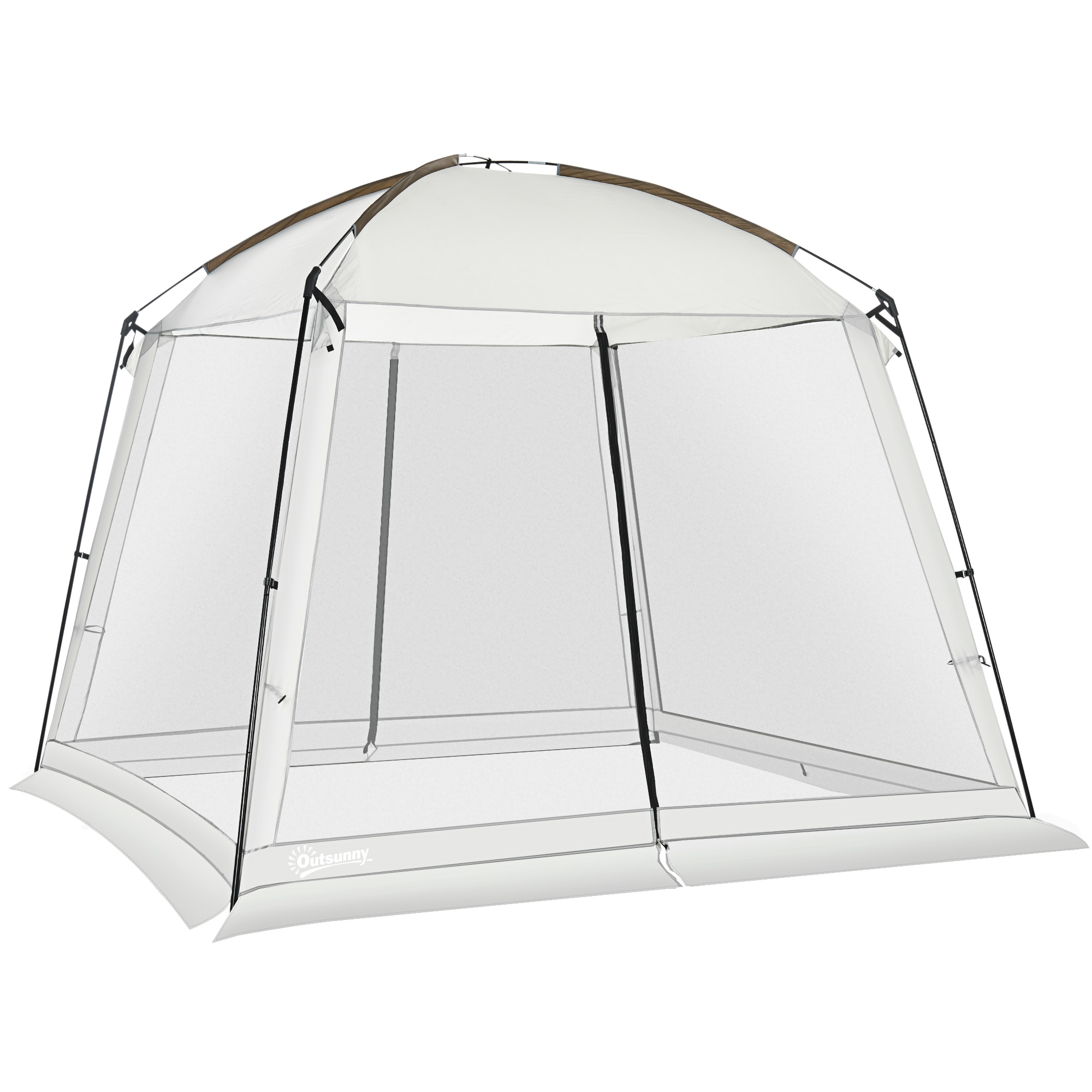 Tenda Outsunny com Mosquiteiros Branca
