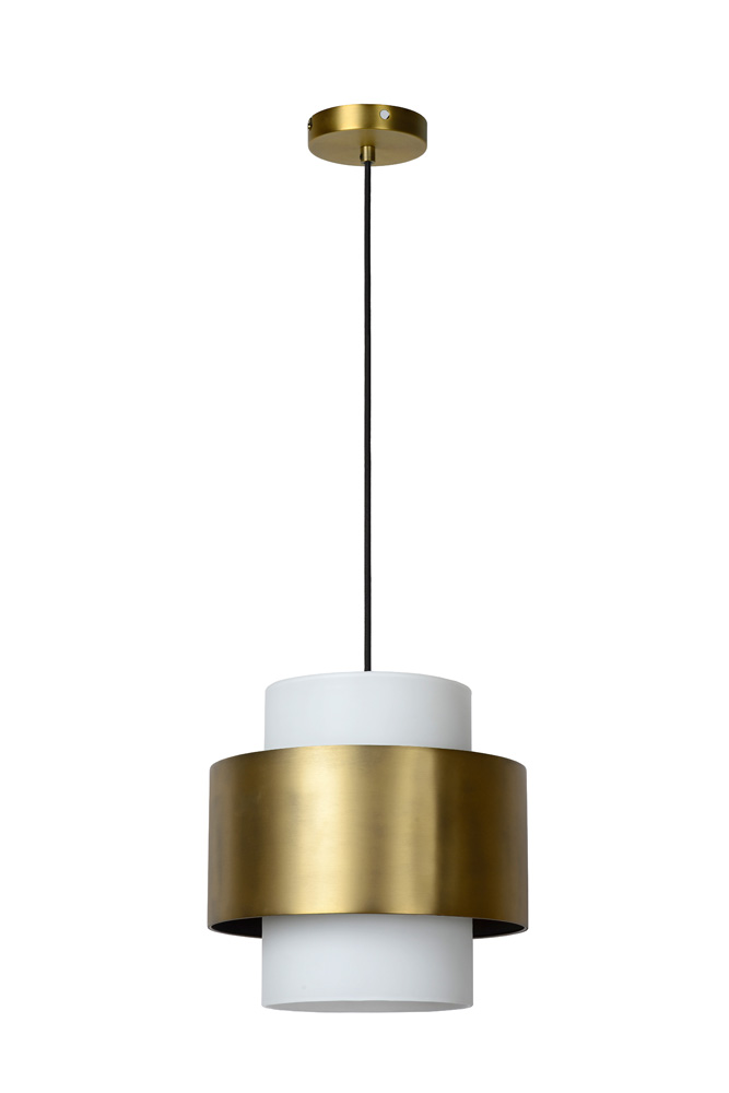 Lucide Firmin hanglamp 30cm 1x E27 goud mat
