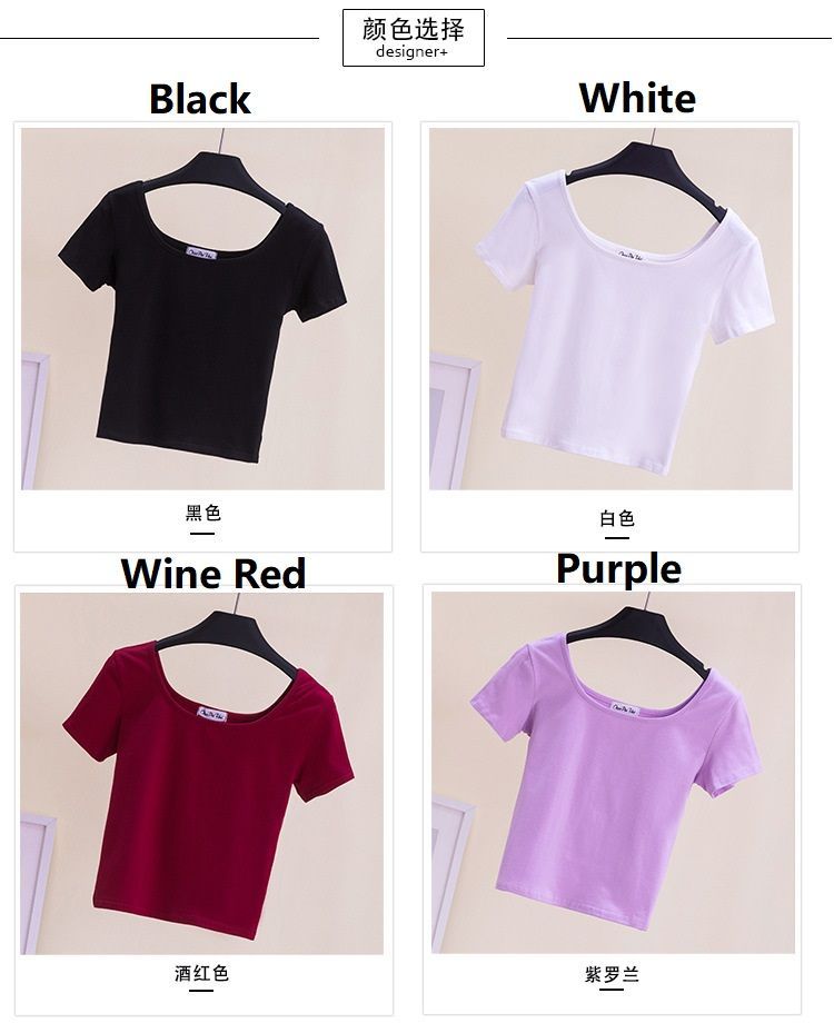 Winkplay - Cropped dans-T-shirt met korte mouwen